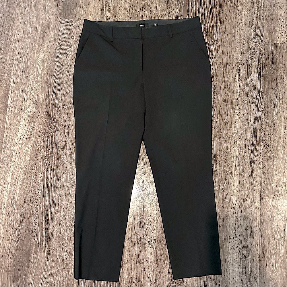 Theory “Treeca 2” black tailored pants